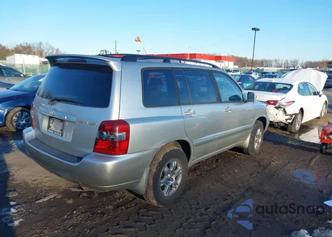 2007 Toyota Highlander из США, поврежденный, VIN JTEGD21A170170766